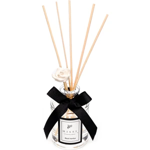 110 ml Silindir Şişe Black Vanilya Bambu Çubuklu  Oda Kokusu