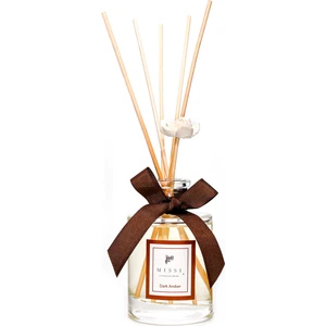 110 ml Silindir Şişe Dark Amber Bambu Çubuklu Oda Kokusu