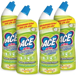 Ultra Yoğun Kıvamlı Çamaşır Suyu Limon Tazeliği 810 Gram x 4 Adet
