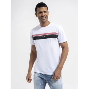 Erkek T-Shirt Beyaz-Kırmızı LF2036416