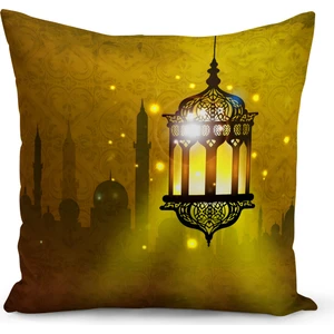Bertille Home Ramazan Serisi Çift Tarafı Dijital Baskılı Kırlent Kılıfı (Ramadan Cushion Cover)