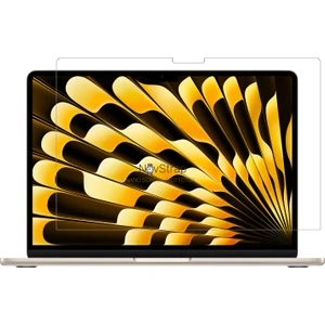 Novstrap Apple Macbook Air M3 Çip 2024 13.6 Inç A3113 ile Uyumlu Ekran Koruyucu Parlak Nano Film