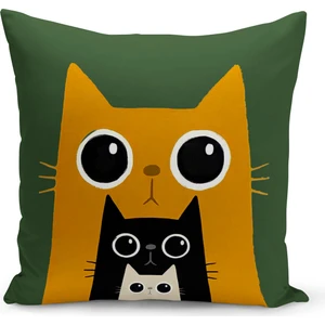 Bertille Home Retro Serisi Çift Tarafı Dijital Baskılı Kırlent Kılıfı (Retro Cushion Cover)