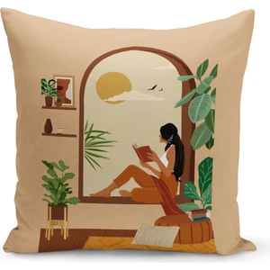 Bertille Home Bohem Serisi Çift Tarafı Dijital Baskılı Kırlent Kılıfı (Bohem Cushion Cover)
