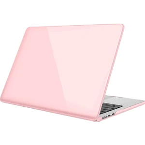 Novstrap Apple Macbook Air M3 Çip 2024 13.6 Inç A3113 ile Uyumlu Kılıf Sert Parlak Koruma Kapak