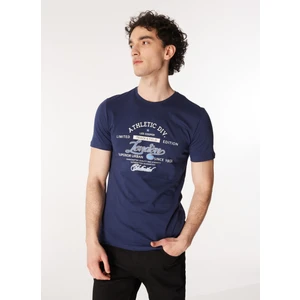 Lee Cooper Bisiklet Yaka Lacivert Erkek T-Shirt 232 Lcm 242024 Dıvıded Lacivert