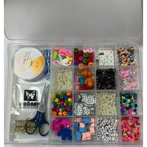 Emin 1209 Doğal Taş Boncuk Takı Yapım Seti Büyük Boy