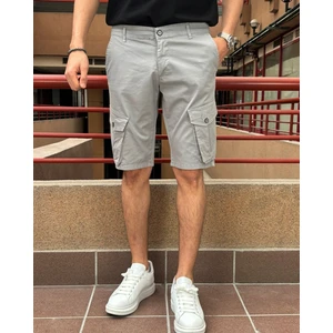 Erkek, Yazlık, Esnek, Pamuklu, Kargo Cep, Gabardin Şort 24ınp161