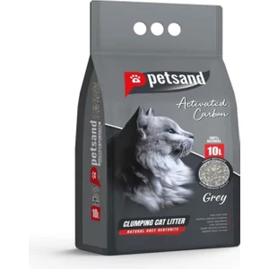 Aktif Karbonlu Grey Kedi Kumu 10L