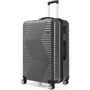 G&d Polo Suitcase Abs Koyu Gri Büyük Boy Valiz 600.02-B