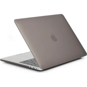 Apple MacBook Air 13.3" A1932 A2179 2020 Kılıf Mat Ön Arka Kapak Gri