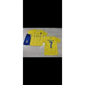 Bite Nose Çocuk Al Nassr Ronaldo Forma Şort Çorap