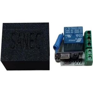 Sanec 1 Kanal 433 Mhz Kablosuz Rf Alıcılı Röle Kartı Kutulu
