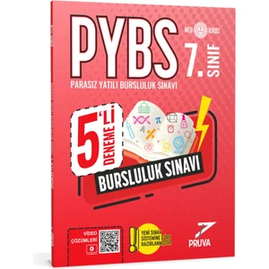 Pruva Akademi 7. Sınıf PBYS Bursluluk 5'li Deneme