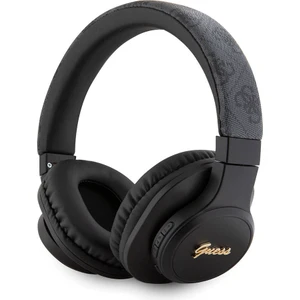 Kulak Üstü Bluetooth Kulaklık Guess Lisanslı Pu 4g Desen Metal Logolu Tone On Tone Siyah