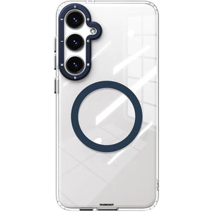 Galaxy S24 Uyumlu Kılıf Magsafe Sararmaya Karşı Dayanıklı Youngkit Clear Crystal Serisi Mavi