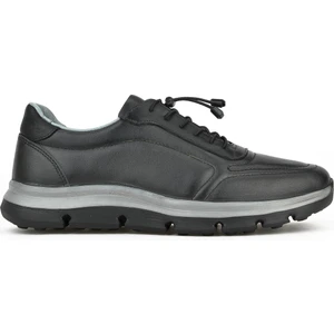 Ziya, Erkek Hakiki Deri Ayakkabı 1411013Z255 Siyah