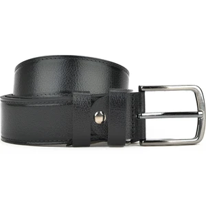 Ziya, Hakiki Deri 4 cm Erkek Kemer 141980Z201 Siyah