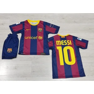 Bite Nose Barcelona 2011 Messi Efsane Şortlu Çorap Çocuk Forması