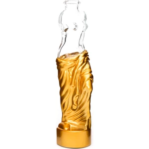 Büyük Gold Degrade Venüs Vazo(33 Cm)