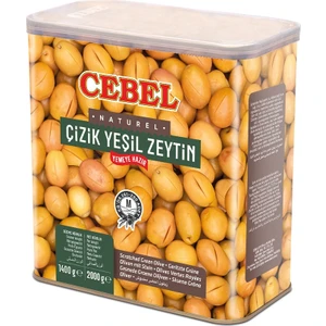 Yeşil Zeytin Çizik M 261-290 Kalibre 1400 gr Tnk