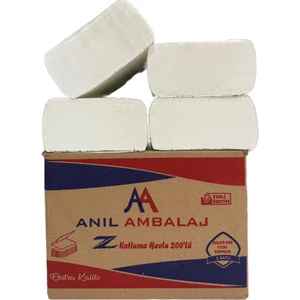 Anıl Ambalaj Z Katlama Kağıt Havlu Dispenser Peçete 200'lü 1200 Adet 1750 Gram
