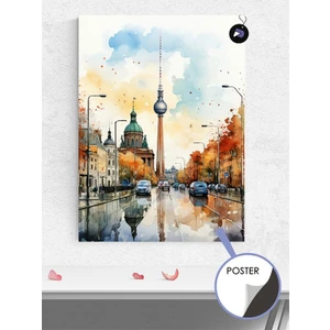 Almanya Berlin Poster - Afiş - Dekoratif Duvar Posteri