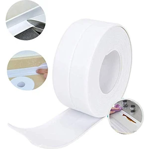 Işık Ticarett Banyo Duvar Köşe Sızdırmazlık Bandı Lavabo Kenar Küfe Dayanıklı Su Geçirmez Kendinden Yapışkanlı