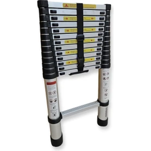 410 Cm. - 14  Basamaklı Teleskobik / Teleskopik Alüminyum I Merdiven