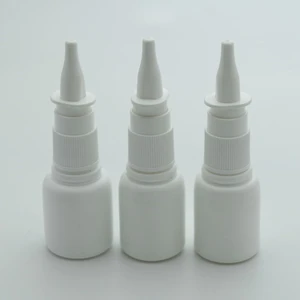 Burun Spreyi 25 ml (10 Adet) Beyaz Boş Plastik