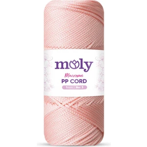 Pp Cord Polyester Makrome No:3 1mm 070-PUDRA Örgü Ipi 100 Gram