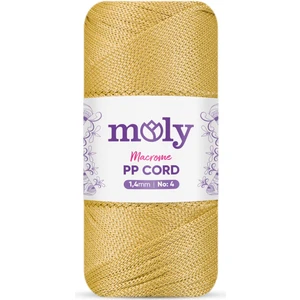 Pp Cord Polyester Makrome No:4 1,4mm 050-ALTIN Örgü Ipi 200 Gram