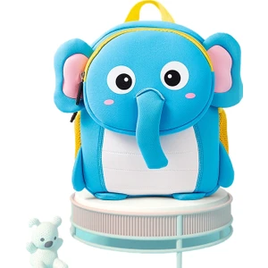 Yeni Neopren Malzeme Çocuk Çantası Karikatür Sevimli 3D Üç Boyutlu Şekil Anaokulu Küçük Okul Çantası Hafif Sırt Çantası Çıkıyor (Yurt Dışından)