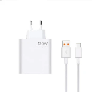 12WL 120W Turbo Hızlı Şarj Adaptörü + 1m USB-A to Type-C Kablo | Tek Port | Ev & Seyahat Tipi
