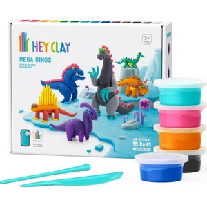 Hey Clay Hava ile Kuruyan Kil (15'li Kutu) - Mega Dinozorlar