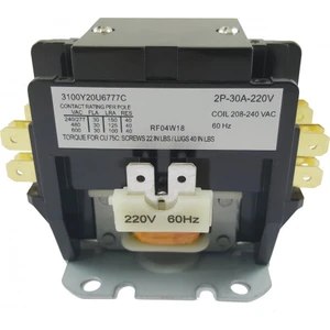 Kontaktör Klima Yck3-25/1 230V50/60HZ 25A Artek Kod: 01 03 6