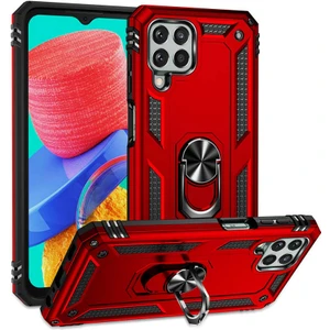 Samsung Galaxy M33 Kılıf Yüzüklü Standli Tank Kapak