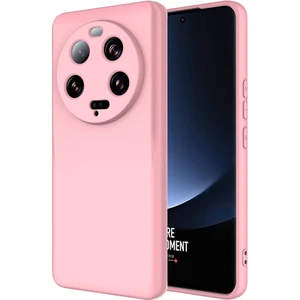 Xiaomi Mi 13 Ultra Kapak Içi Kadife Kamera Korumalı Lansman Silikon Kılıf - Pembe