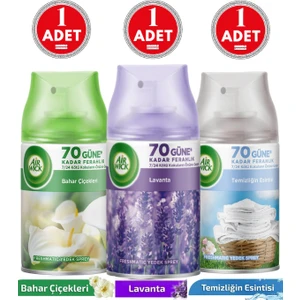 Air Wick Oda Kokusu Freshmatic Yedek Spreyi 250 ml Lavanta Bahar Çiçekleri Temizlik Esintisi
