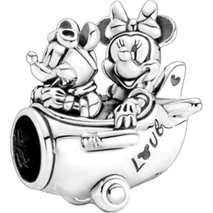 Asaf Accessory Disney Mickey Mouse ve Minnie Uçak Charm