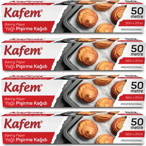 Yağlı Pişirme Kağıdı 37cm x 50M x 4 Paket