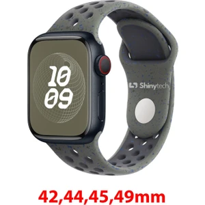 Apple Watch Uyumlu Delikli Spor Loop Kordon Haki Yeşili