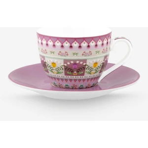 Pip Studio Lily & Lotus Mor Porselen Kahve Fincanı 120 ml