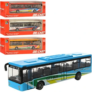 Ctoys 1210-1D17 Metal Çek Bırak Otobüs Oyuncak