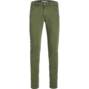 Jack & Jones Düşük Bel Slim Fit Yeşil Erkek Denim Pantolon Jjıglenn Jjevan Cj 977 Sn