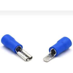 MFD-2488 (4,8mm Dişi + Erkek) Faston Izoleli Kablo Ucu 200 Adet (100 Takim)