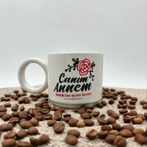 Nakkaş Çini Seramik Kupa Mug Canım Annem Baskılı 54
