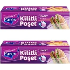 Kilitli Poşet 20X25 cm 2 Li Eko Paket