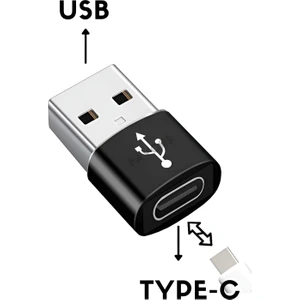 USB To Type-C 3.0 Otg Çevirici Usb'den Type-C'ye Yüksek Hızlı Dönüştürücü Adaptör