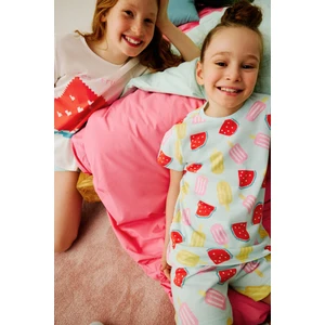 Kız Çocuk Watermelon Çok Renkli 2li Pijama Takımı